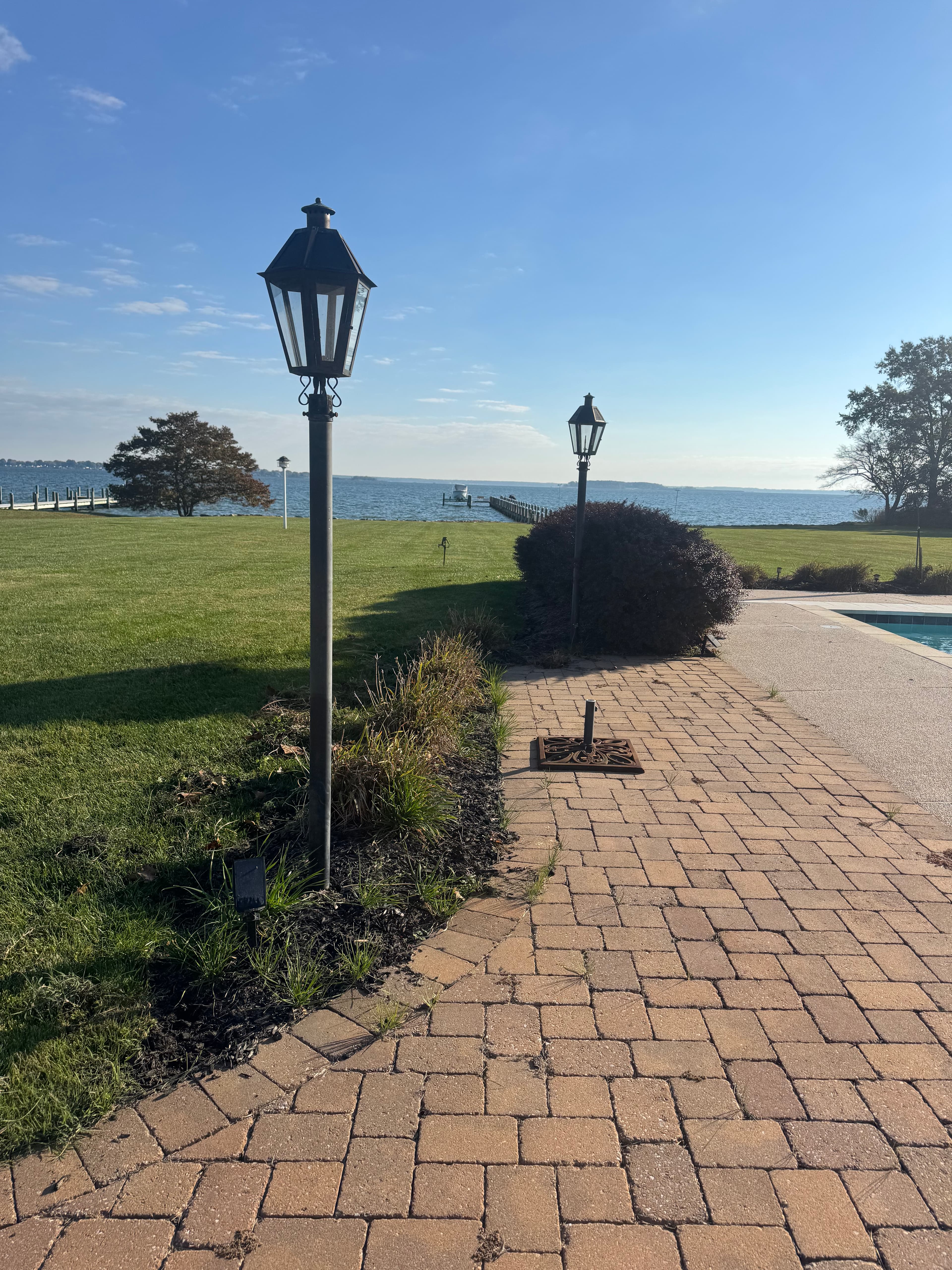 Property before landscaping